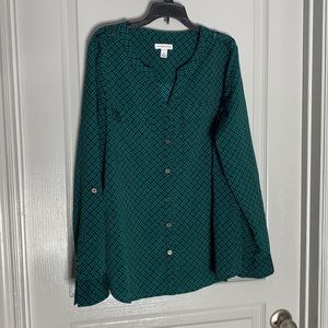 Green blouse, size M